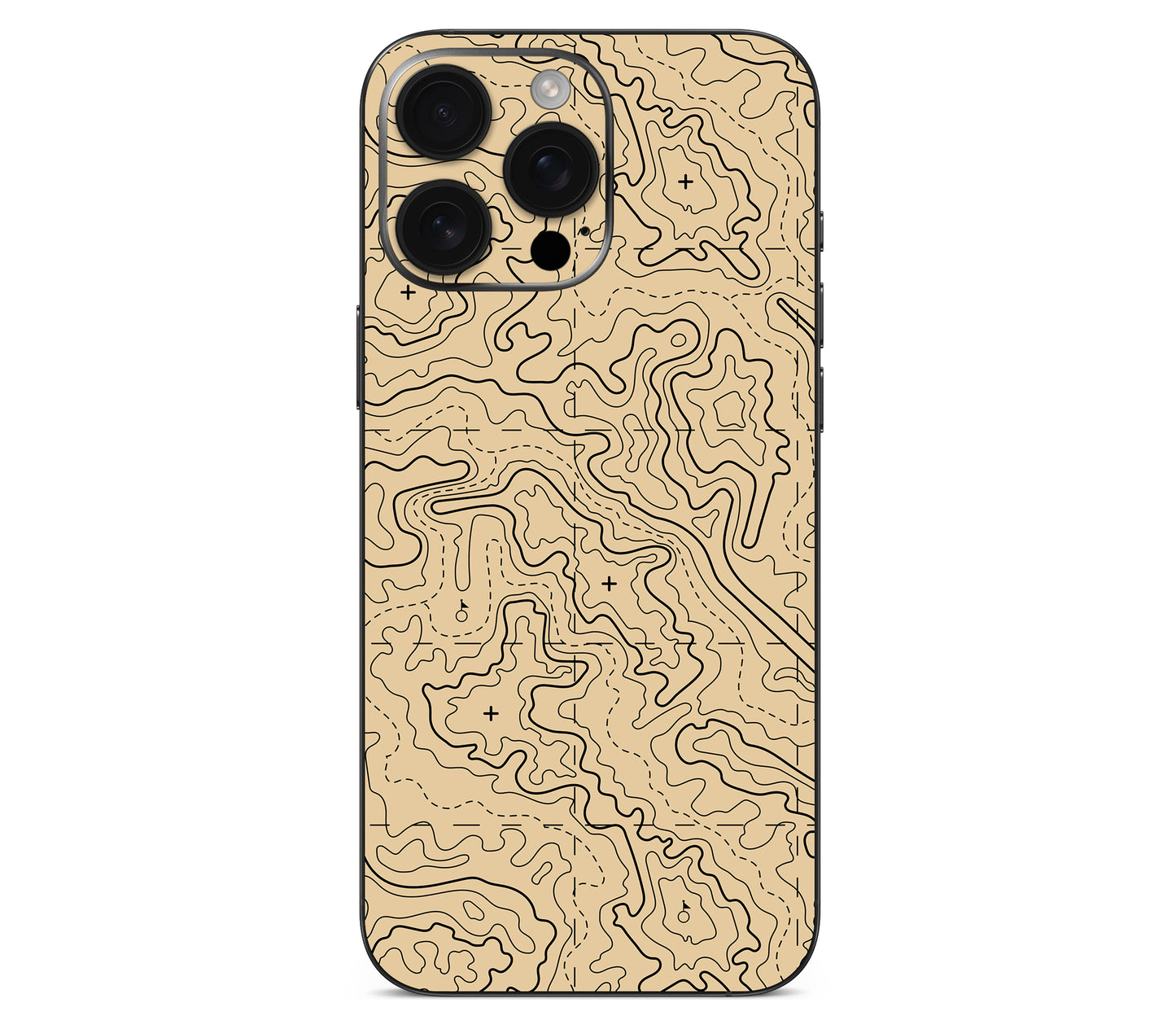 iPhone 16 Pro skin, Lockdown (Sandline), back skin without logo cutout