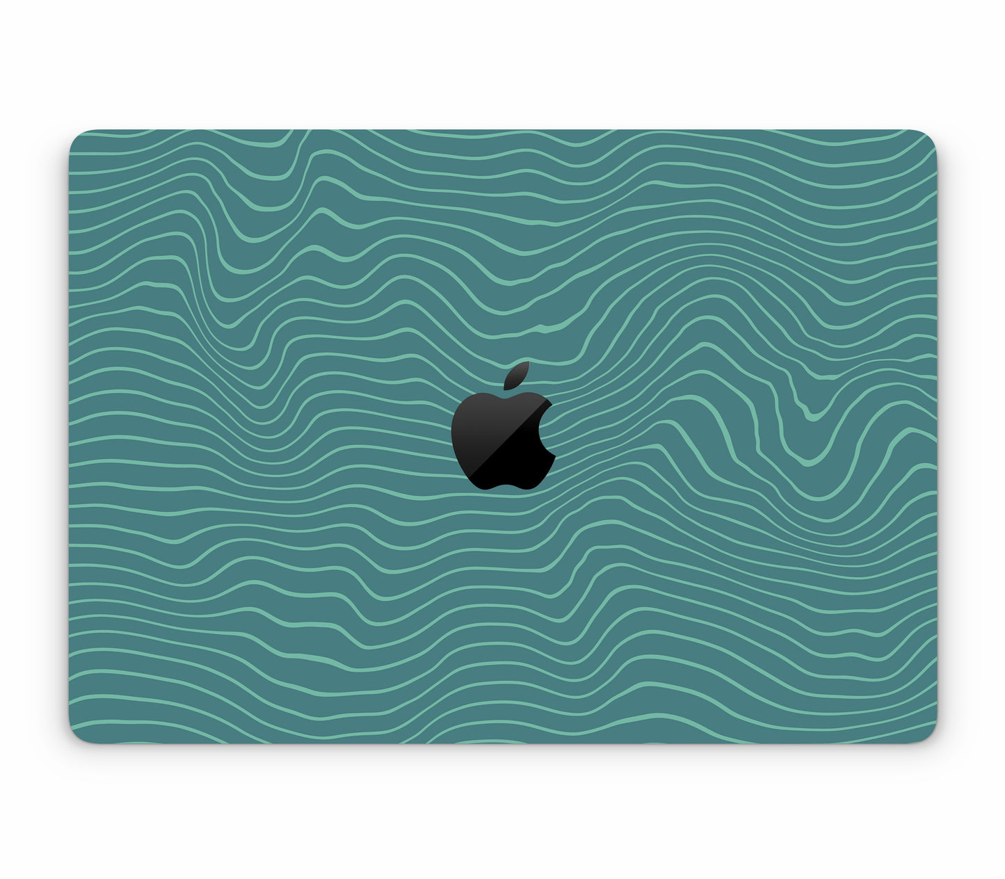 MacBook Air 13" (2012 - 2017) skin, Tide, top skin with logo cutout