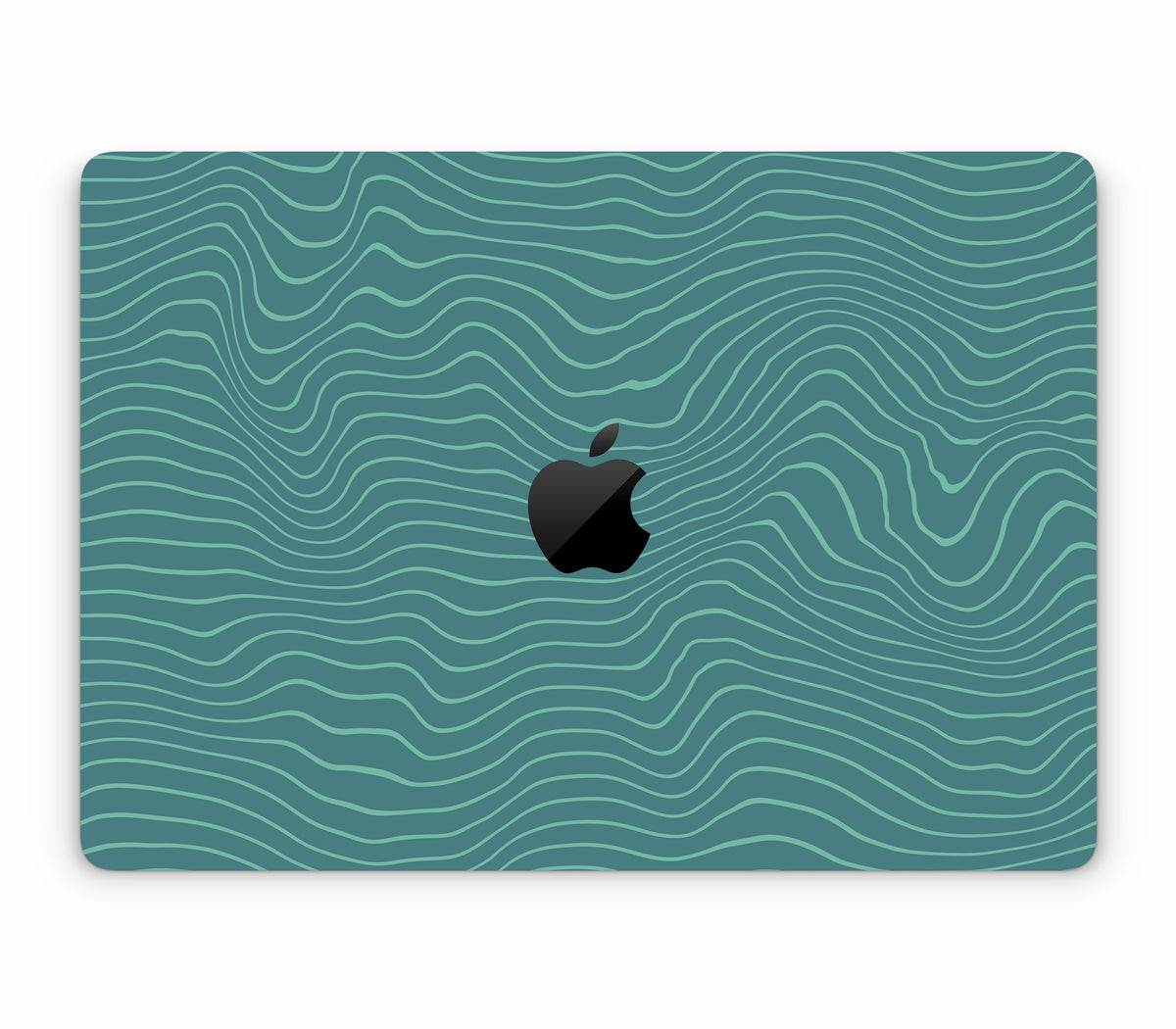 MacBook Pro 13" (2022, M2) skin, Tide, top skin with logo cutout