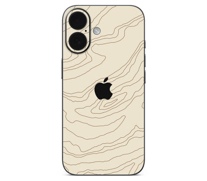 iPhone 16 skin, Dune, back skin with logo cutout