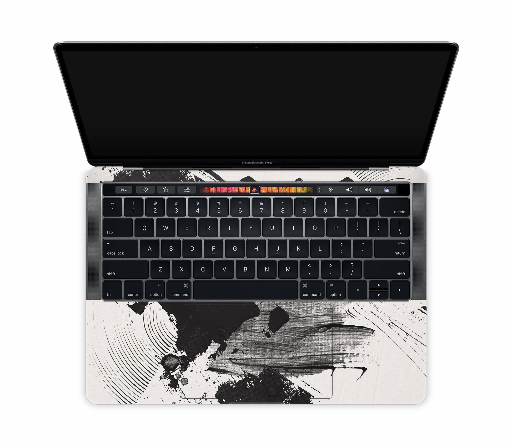 MacBook Pro 13" (2016-2019) Touch Bar skin, Black Noir, inside skin