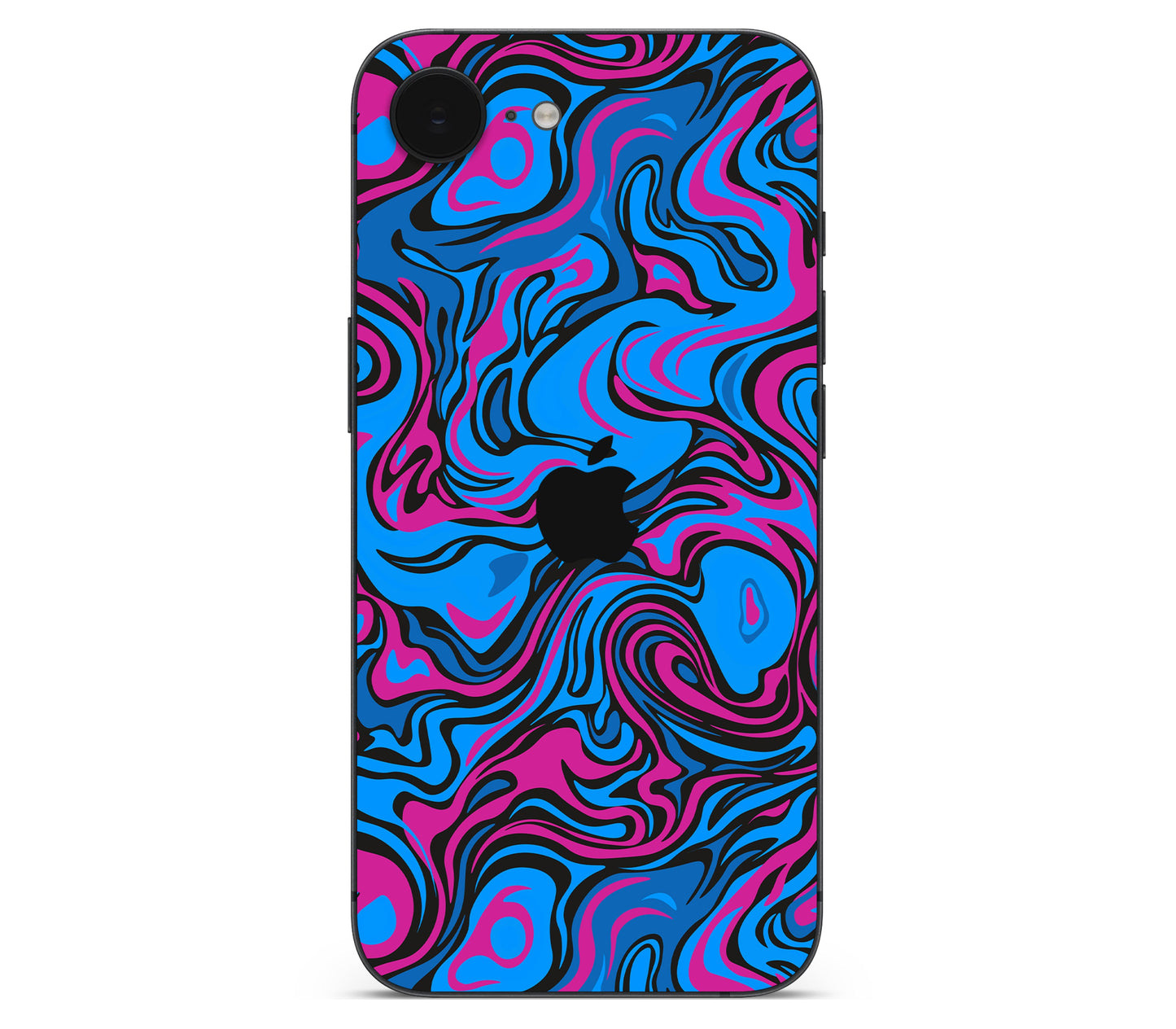 iPhone 17e skin, Brain Drain, back skin with logo cutout