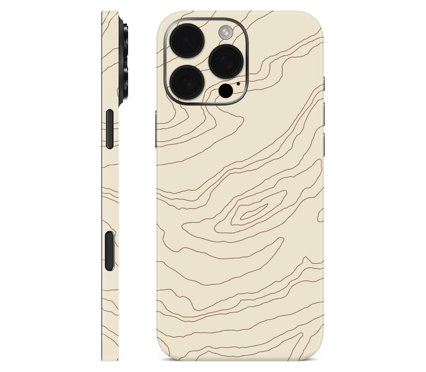 iPhone 16 Pro Max skin, Dune, full wrap without logo cutout