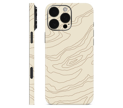 iPhone 16 Pro Max skin, Dune, full wrap without logo cutout