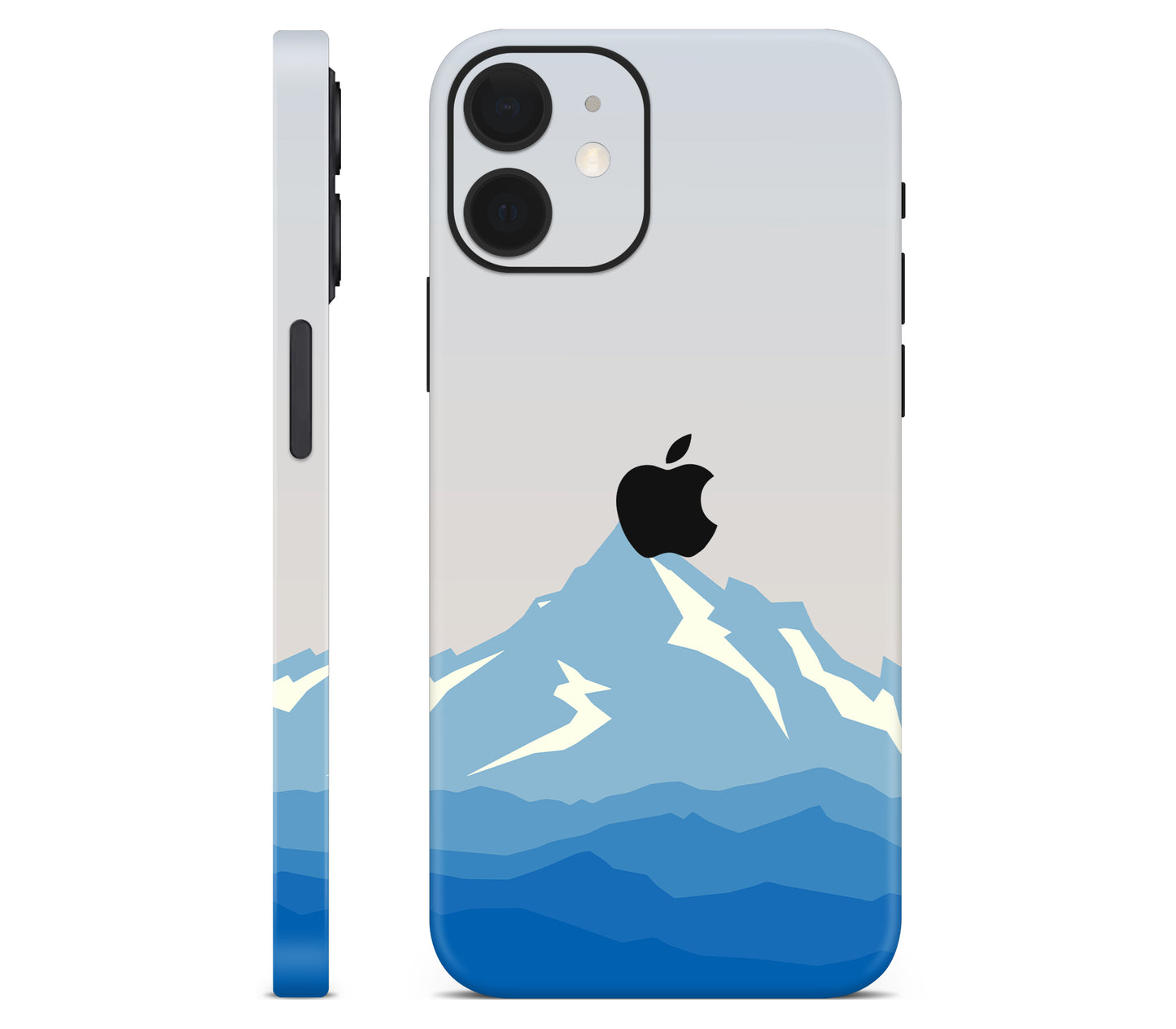 iPhone 12 Mini skin, Everest, full wrap with logo cutout