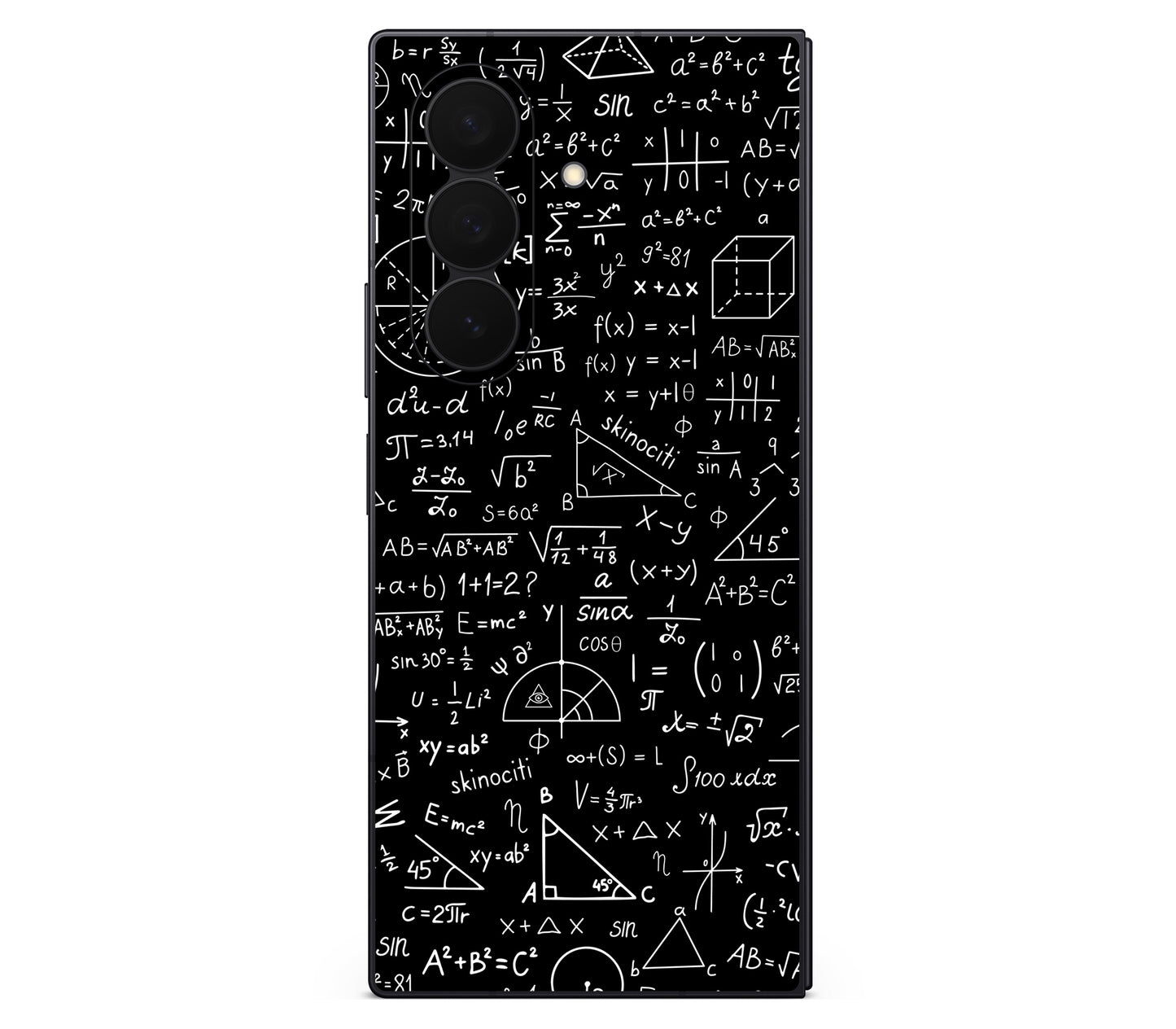 Galaxy Z Fold 8 skin, Math Madness, back skin