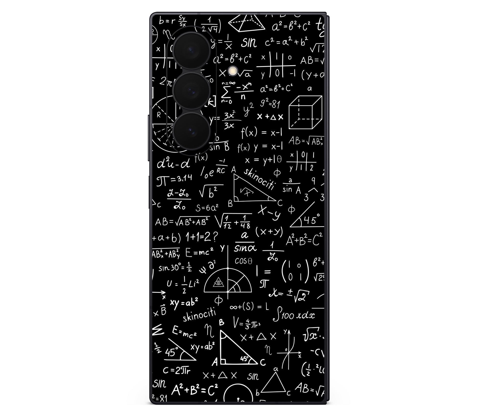 Galaxy Z Fold 8 skin, Math Madness, back skin