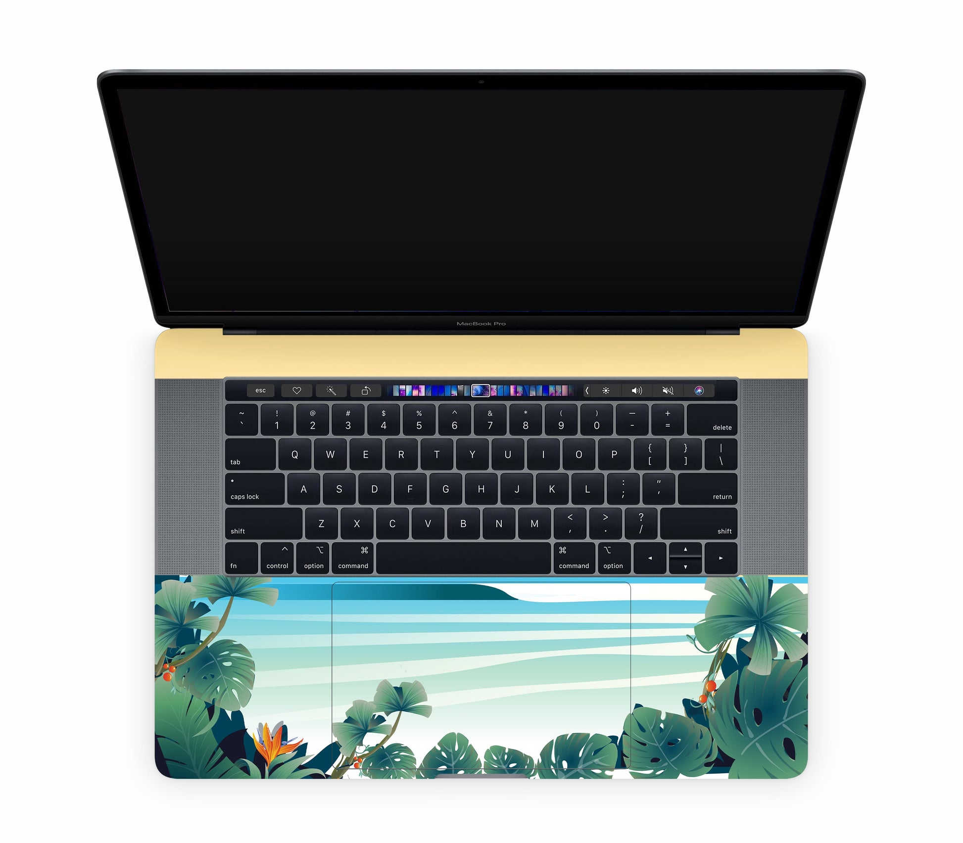 MacBook Pro 15" (2018, Touch Bar) skin, Sizzle Bay, inside skin