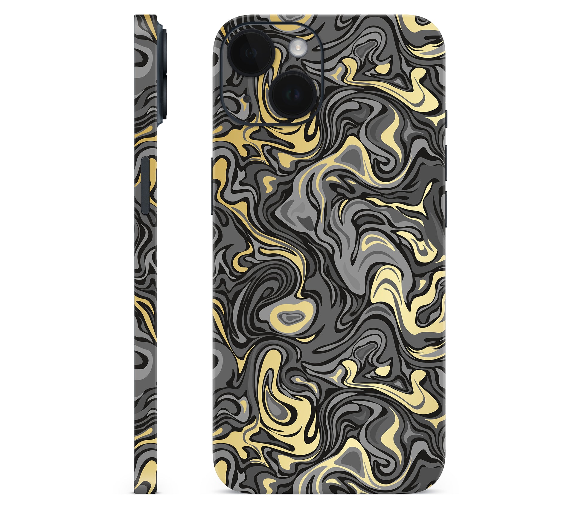 iPhone 14 skin, Damnation, full wrap without logo cutout