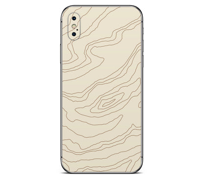 iPhone XS Max skin, Dune, back skin without logo cutout