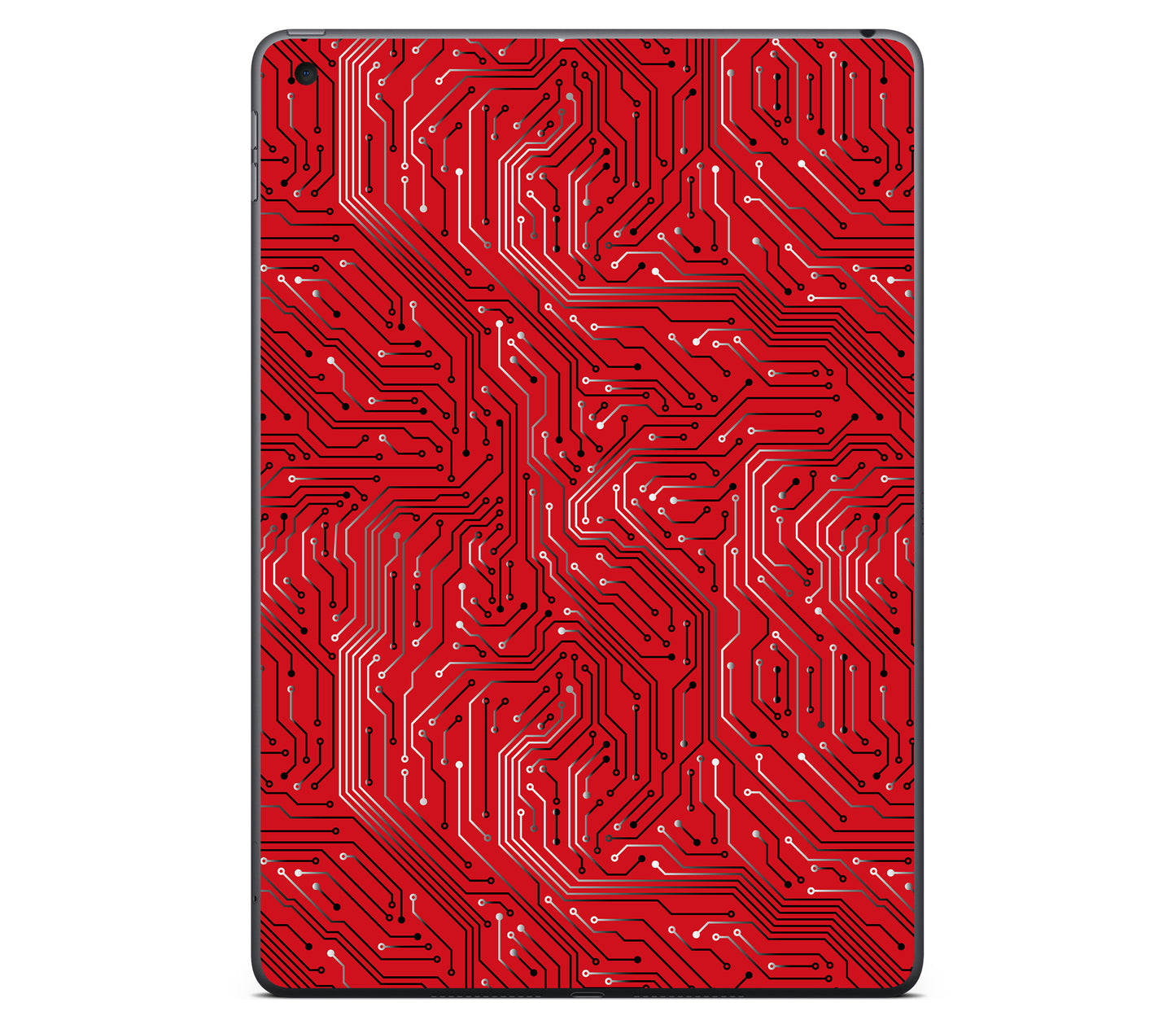 iPad 10.2" (2021, Gen 9) skin, REDLINE, back skin without logo cutout
