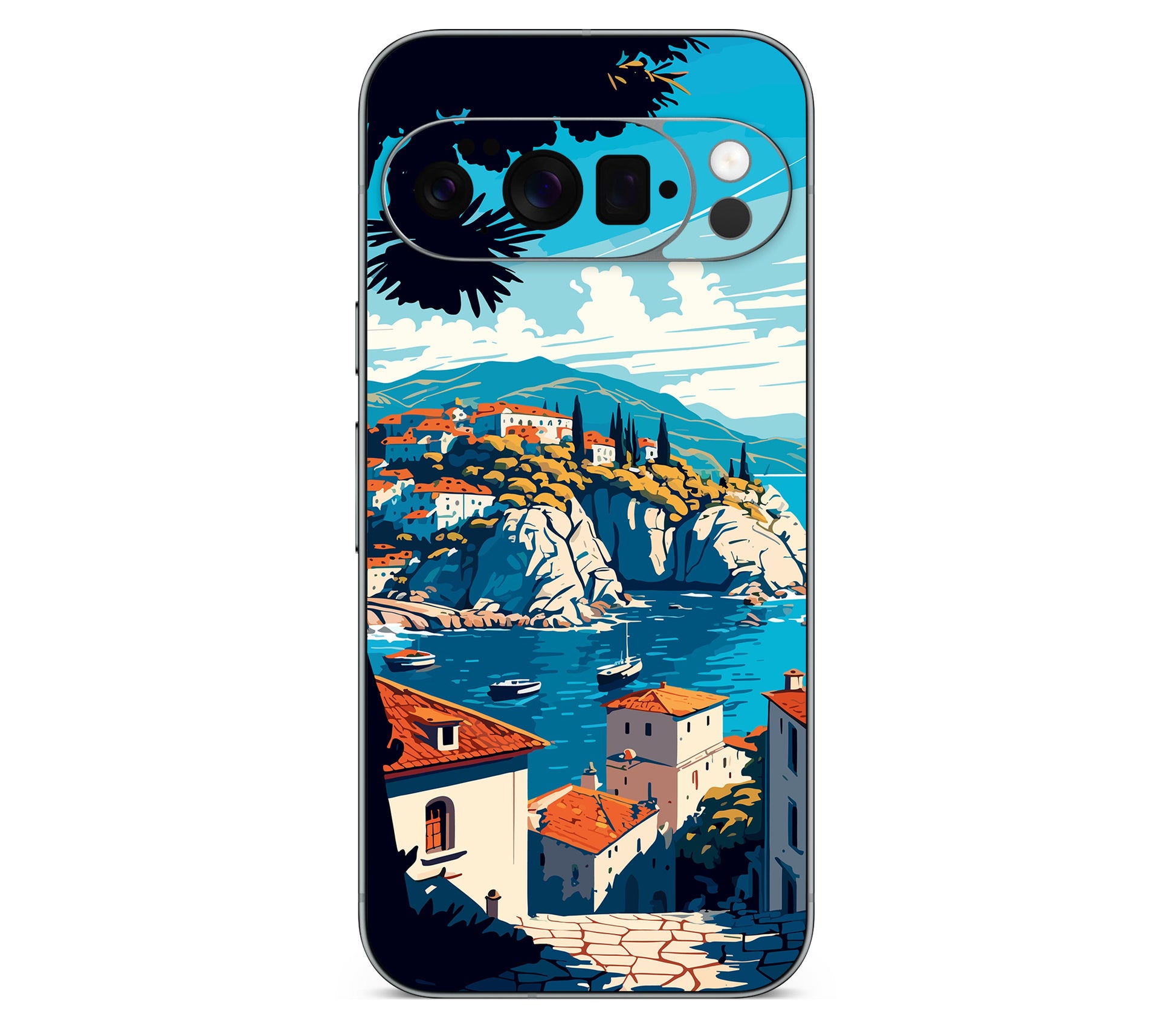 Google Pixel 11 Pro skin, Coastal Clouds, back skin