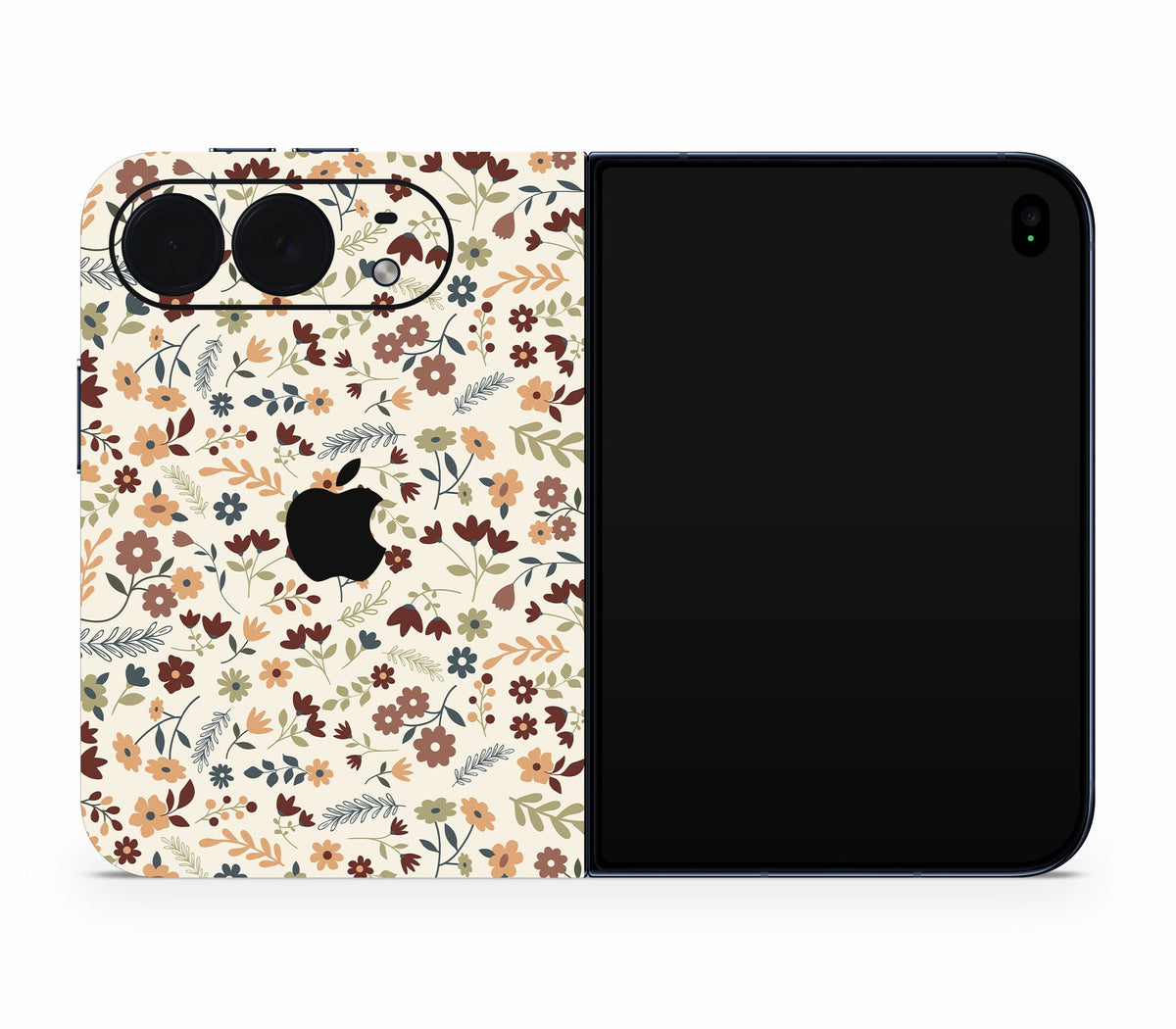iPhone Duo skin, Kind of Cute, full wrap with logo cutout