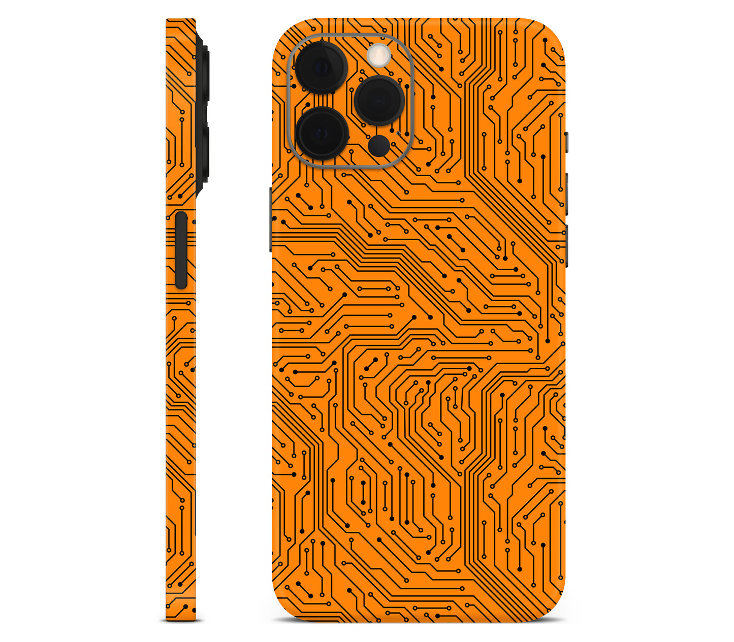 iPhone 12 Pro skin, Pulse Grid, full wrap without logo cutout