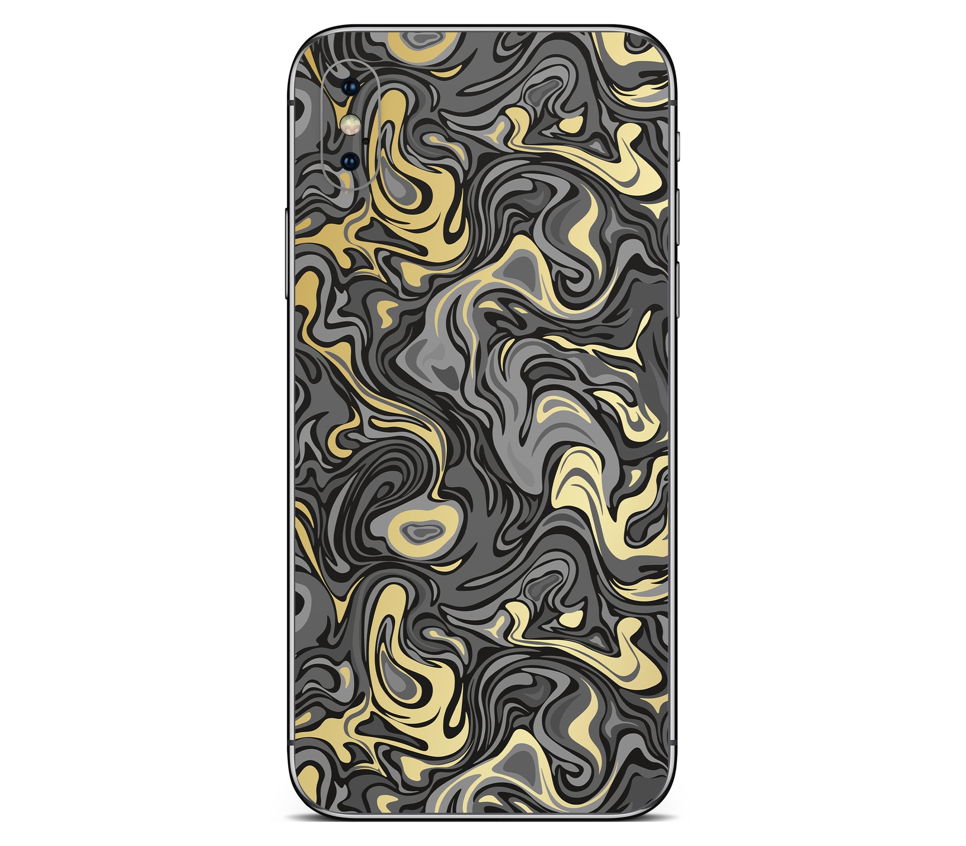 iPhone XS skin, Damnation, back skin without logo cutout