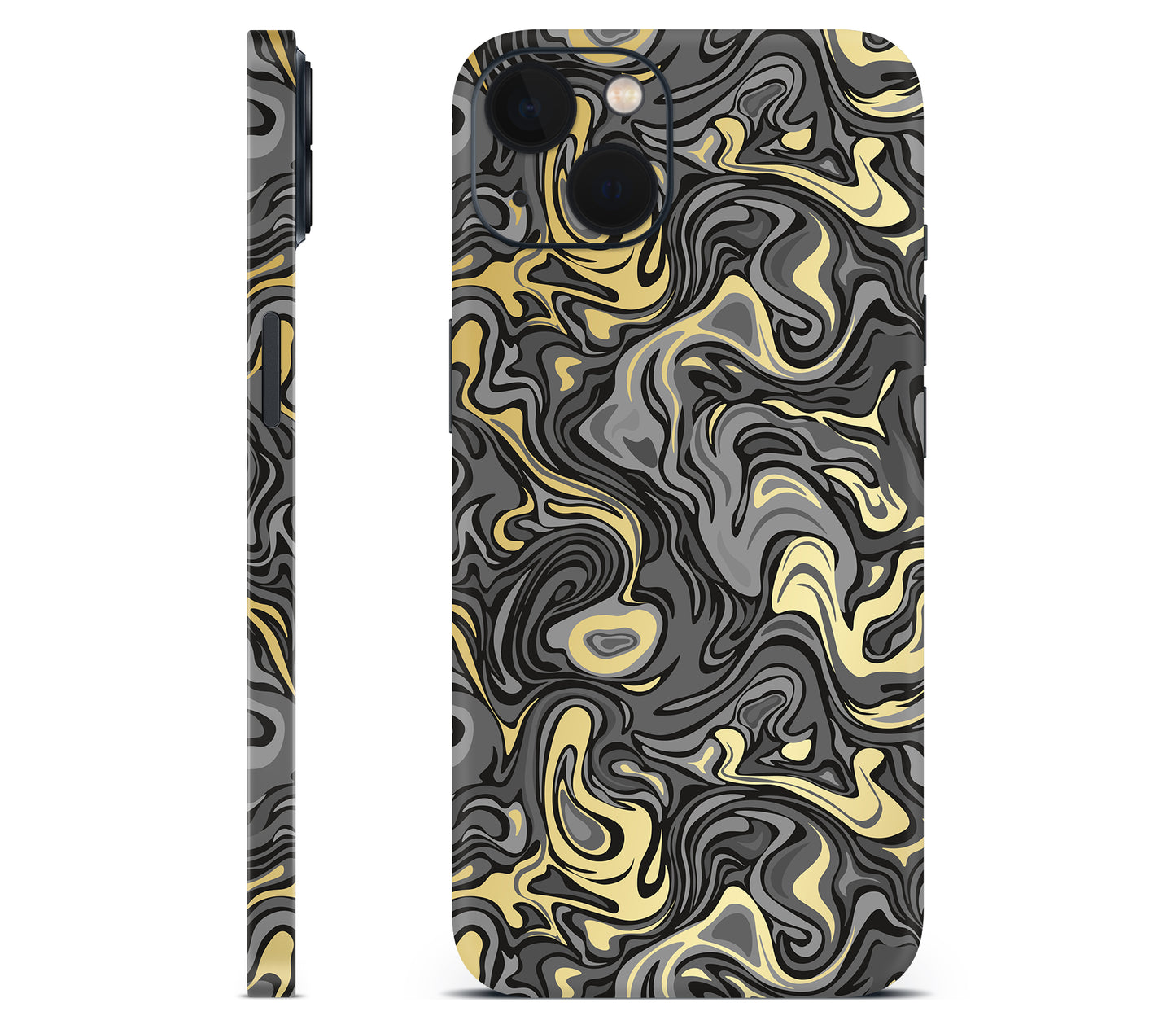 iPhone 13 Mini skin, Damnation, full wrap without logo cutout