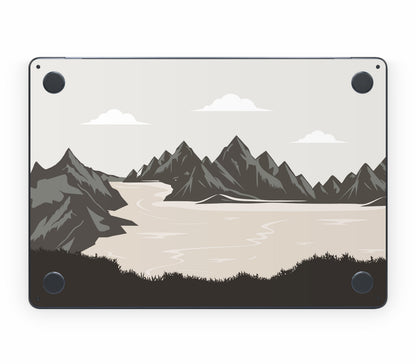 MacBook Air 13" (2025, M4) skin, Dope Valley, bottom skin