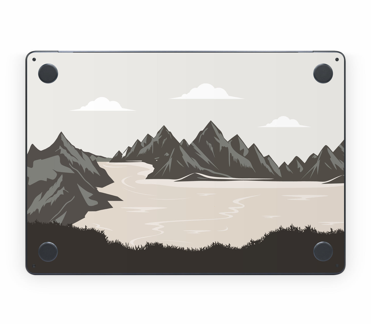 MacBook Air 13" (2025, M4) skin, Dope Valley, bottom skin