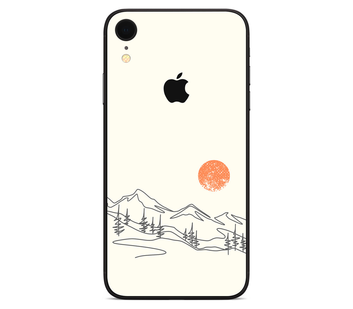 iPhone XR skin, Offline, back skin with logo cutout