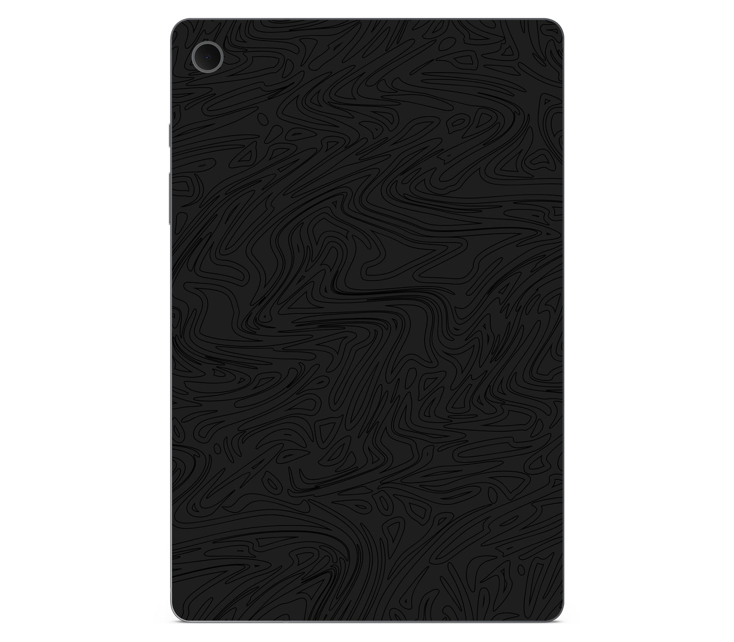 Galaxy Tab S10 Lite skin, Black Ice, back skin
