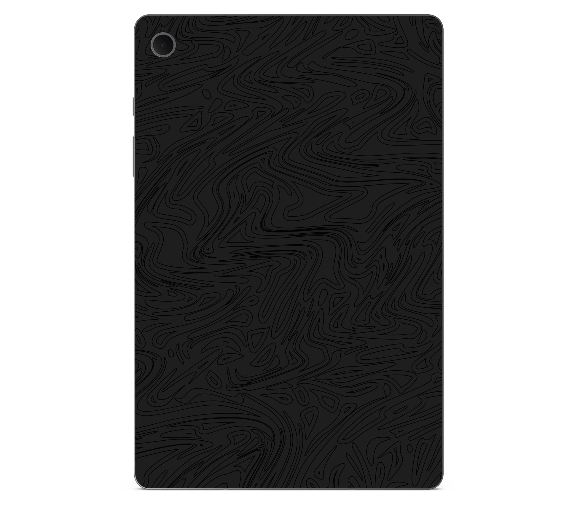 Galaxy Tab S10 Lite skin, Black Ice, back skin