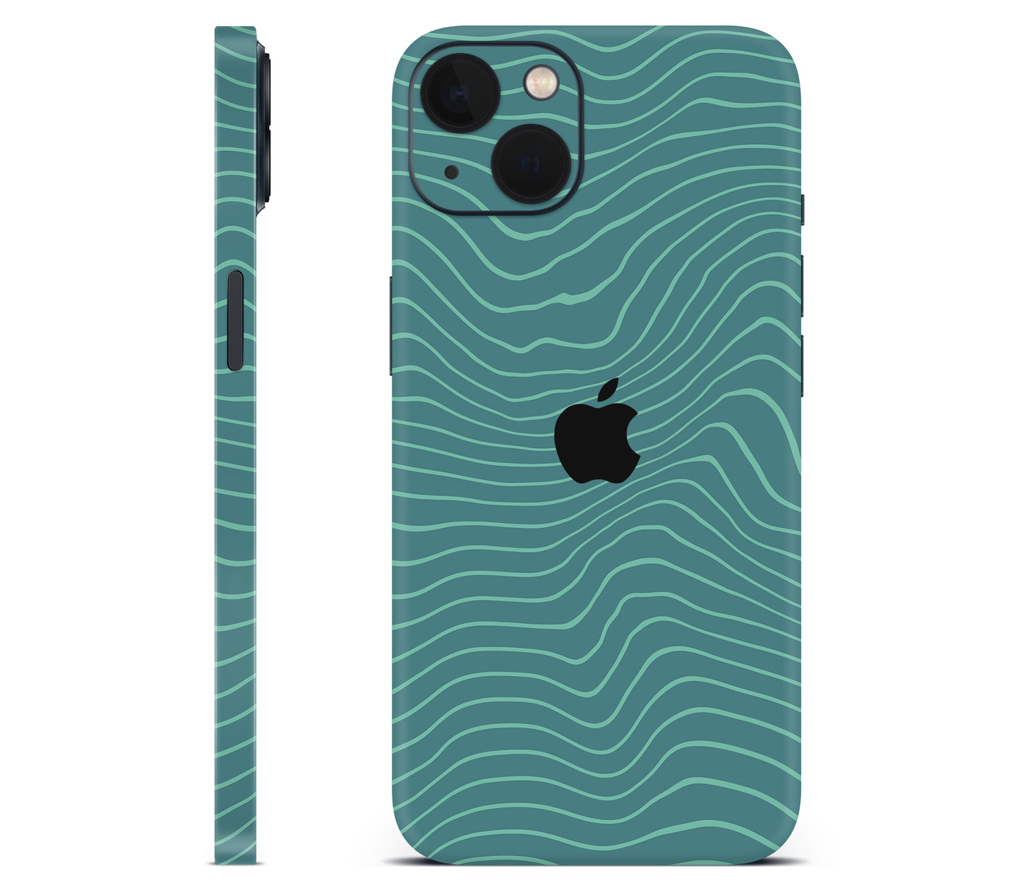 iPhone 13 skin, Tide, full wrap with logo cutout