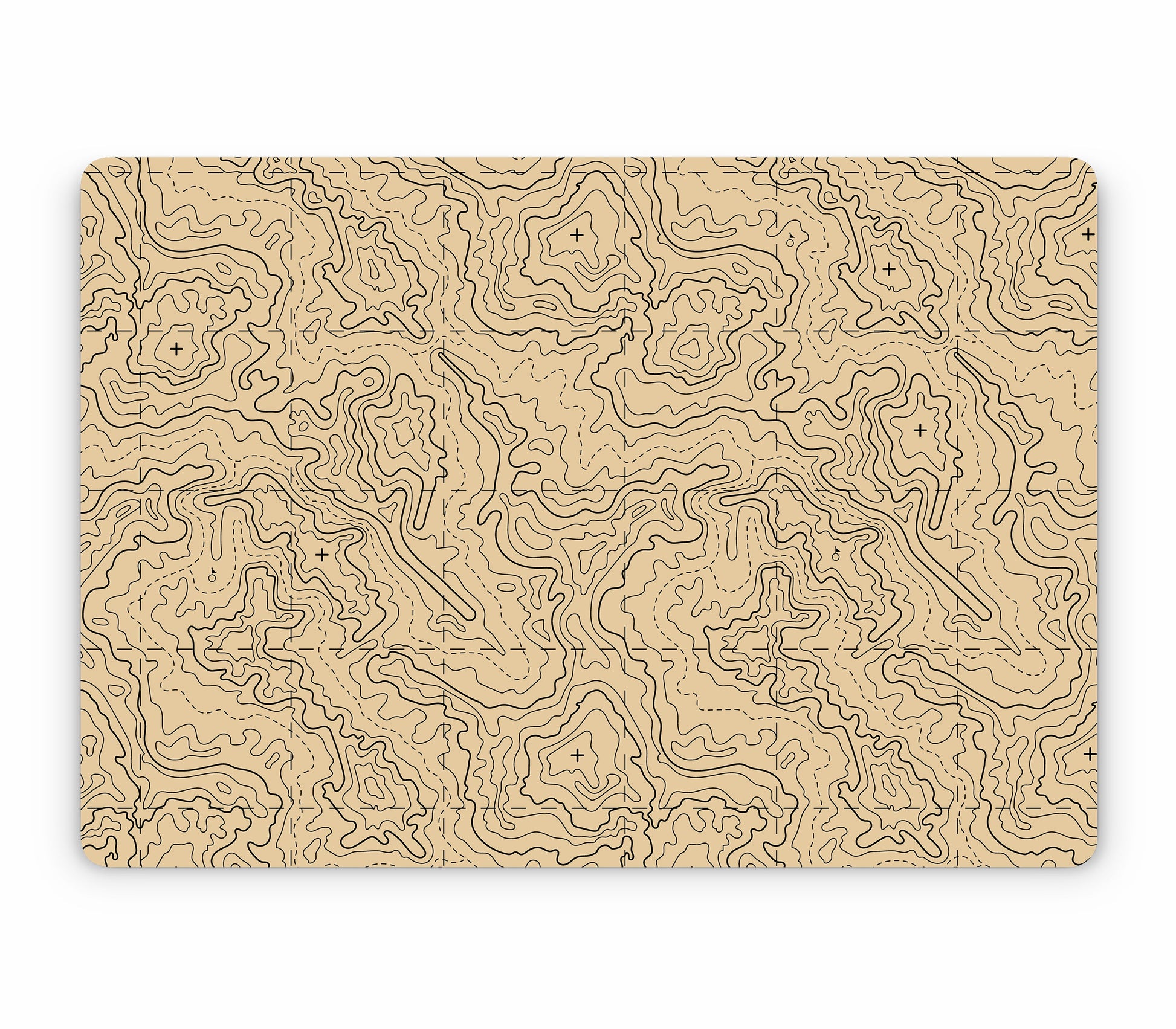 MacBook Pro 16" (2024, M4) skin, Lockdown (Sandline), top skin without logo cutout