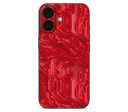 iPhone 16 Plus skin, REDLINE, back skin without logo cutout