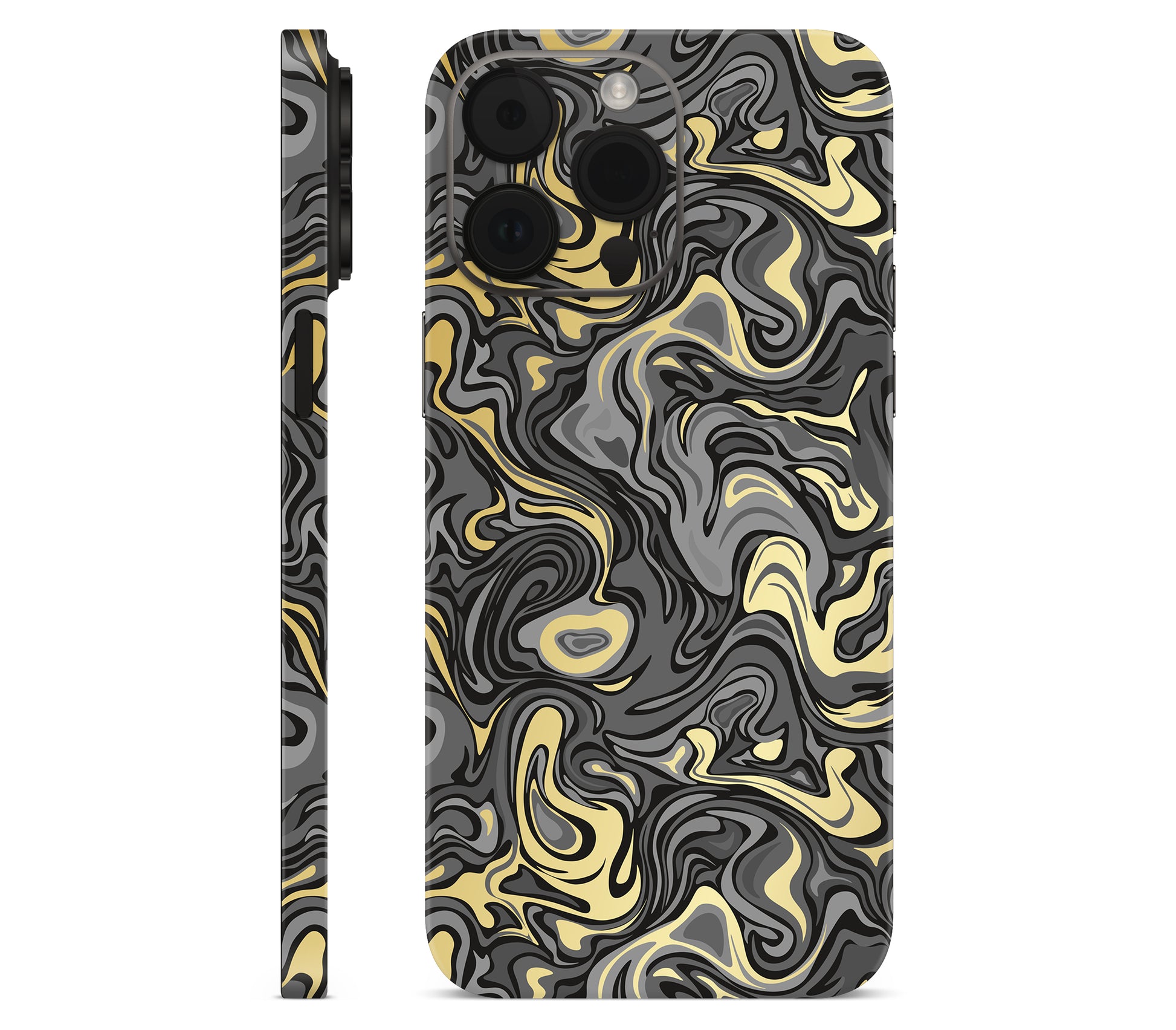 iPhone 14 Pro Max skin, Damnation, full wrap without logo cutout