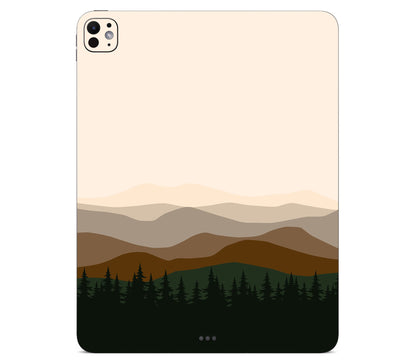 iPad Pro 13" (M4) skin, Sierra Dusk, back skin without logo cutout