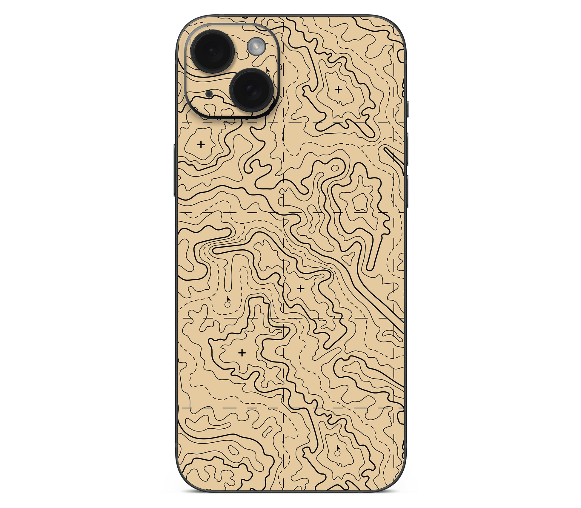 iPhone 15 skin, Lockdown (Sandline), back skin without logo cutout