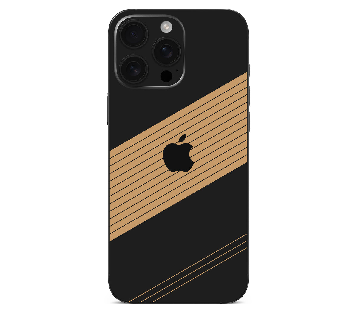 iPhone 16 Pro skin, Discipline, back skin with logo cutout