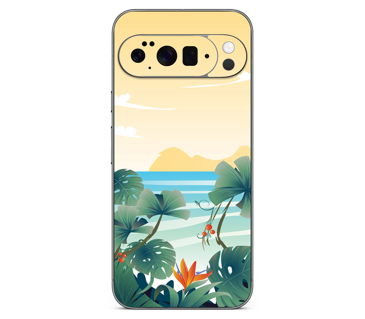 Google Pixel 10 Pro XL skin, Sizzle Bay, back skin