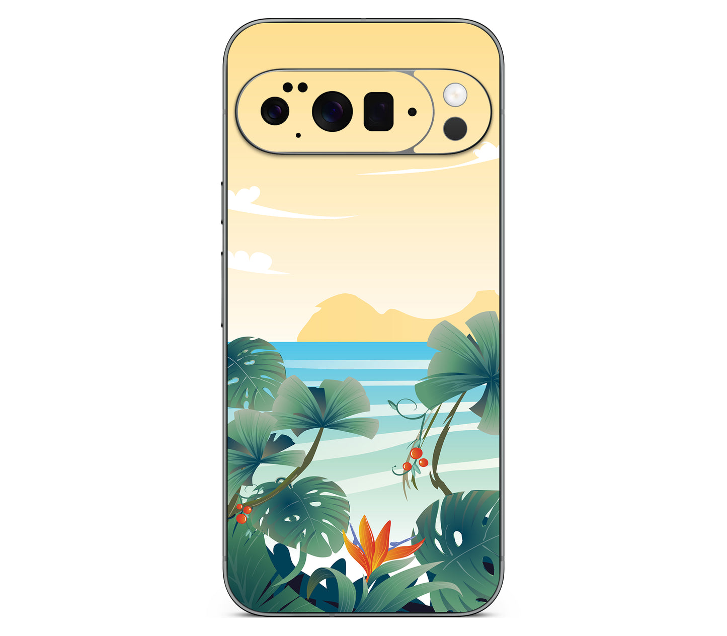 Google Pixel 10 Pro XL skin, Sizzle Bay, back skin
