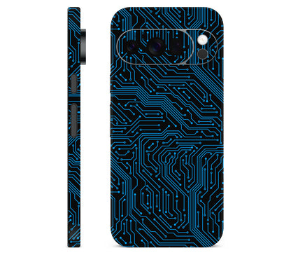 Google Pixel 11 Pro skin, Eternal Blue, full wrap skin