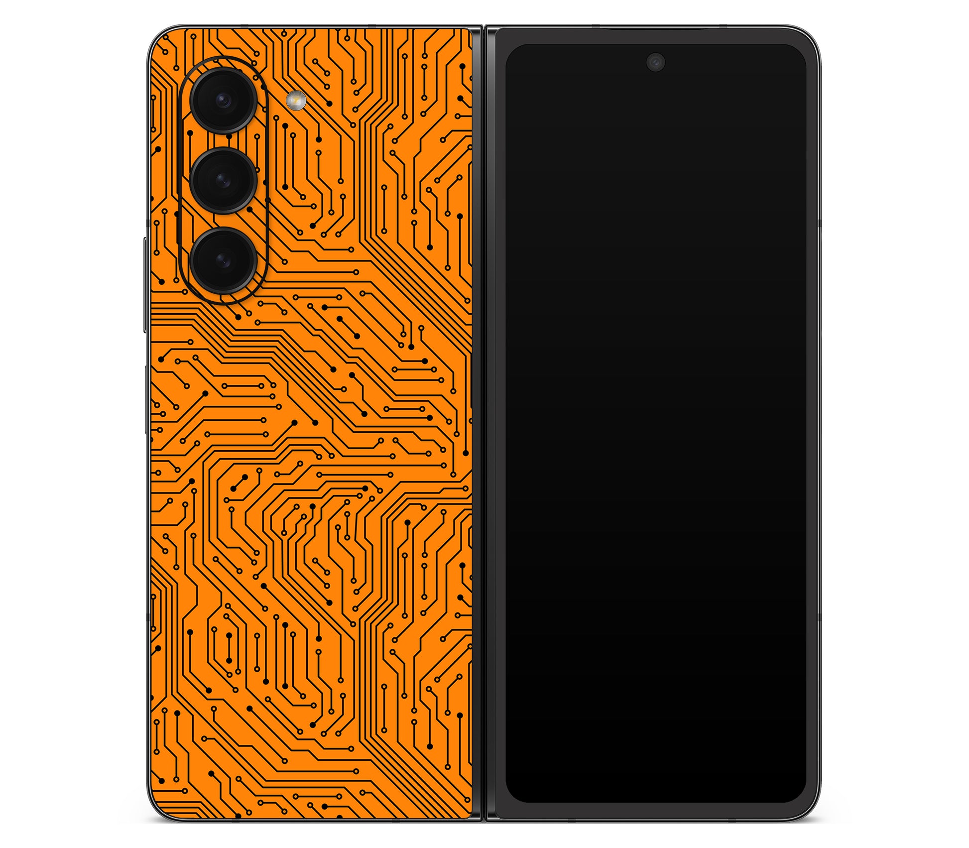 Galaxy Z Fold 5 skin, Pulse Grid, full wrap skin