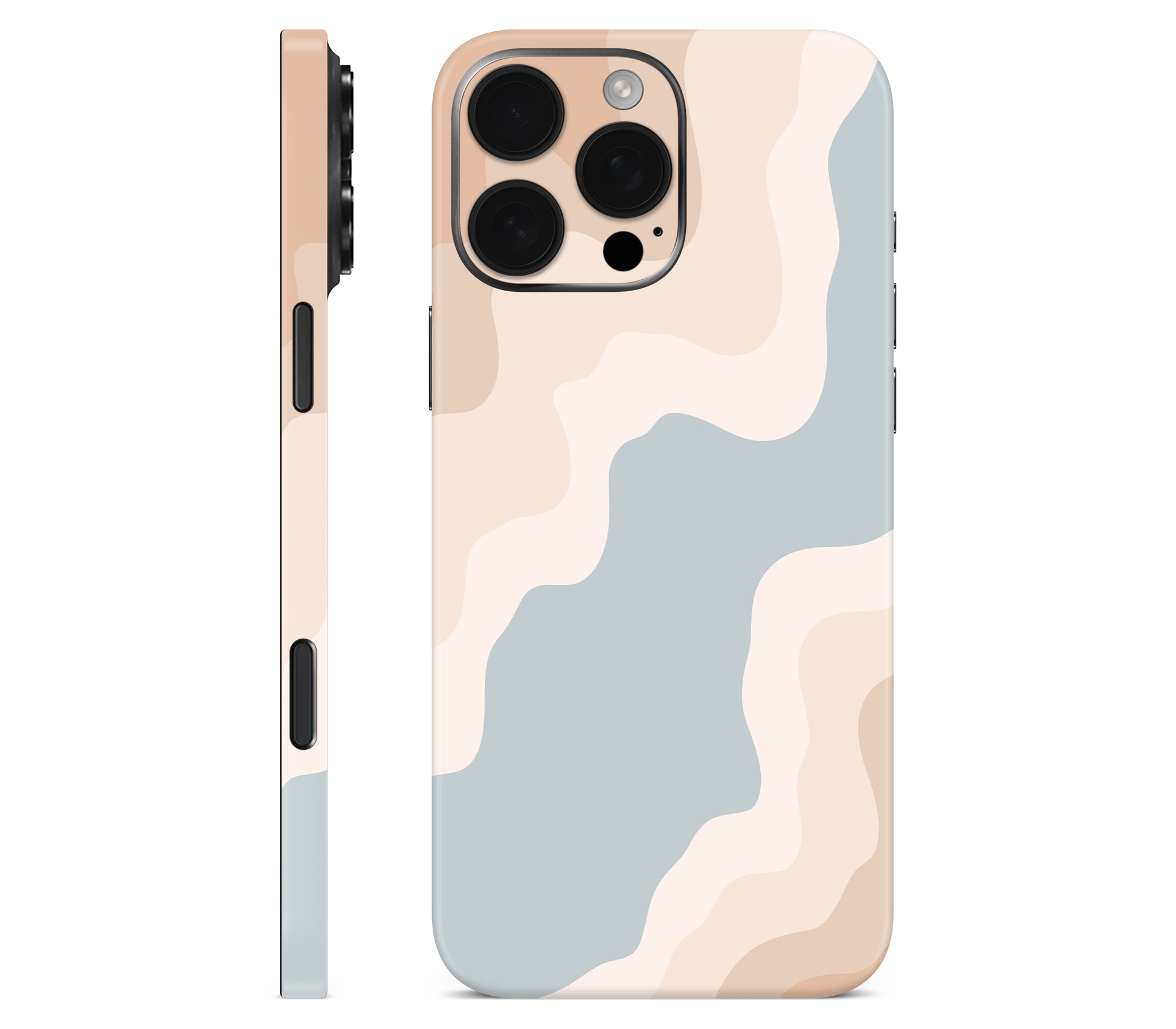 iPhone 16 Pro skin, Drift (Haze), full wrap without logo cutout