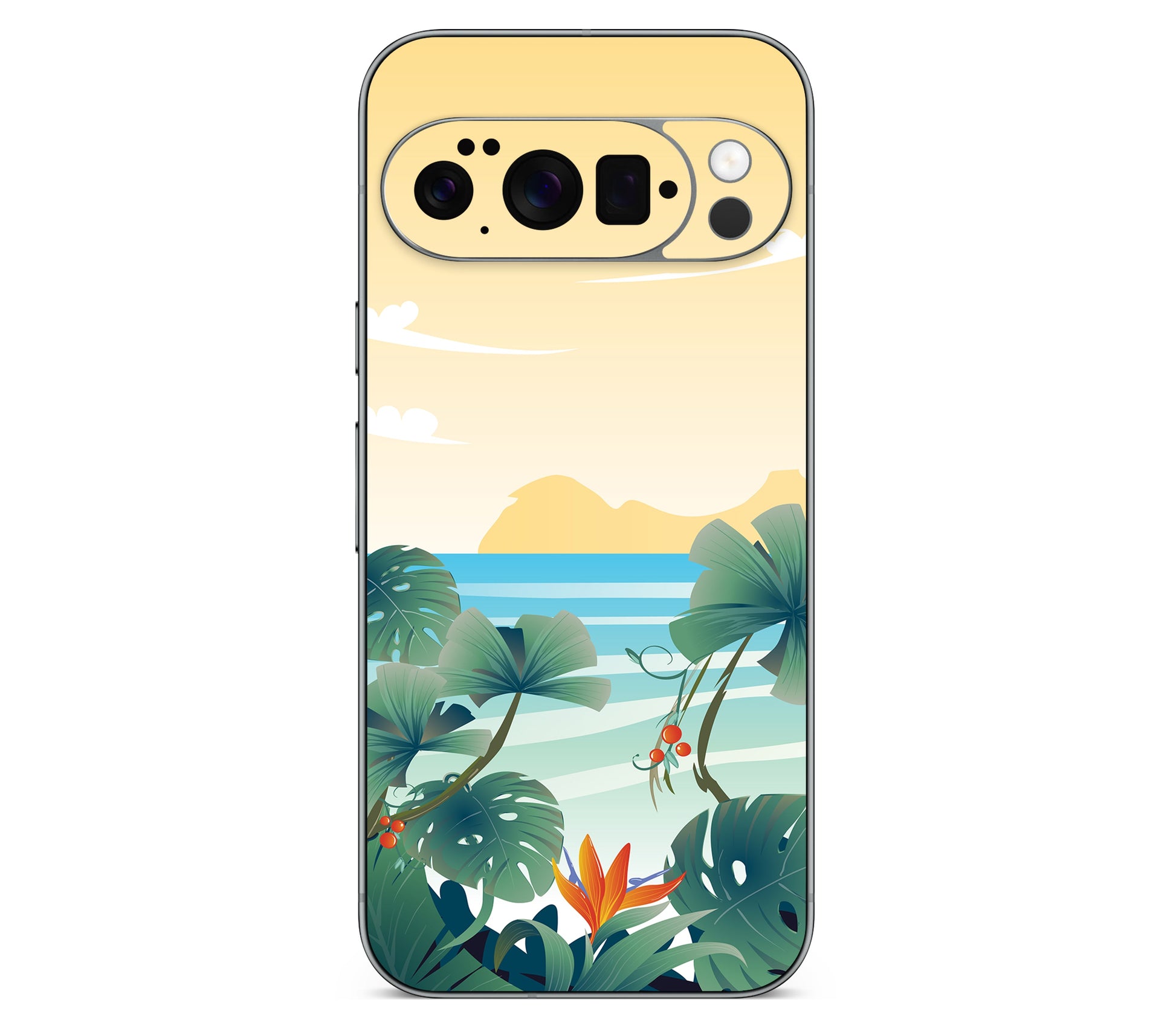 Google Pixel 11 Pro skin, Sizzle Bay, back skin