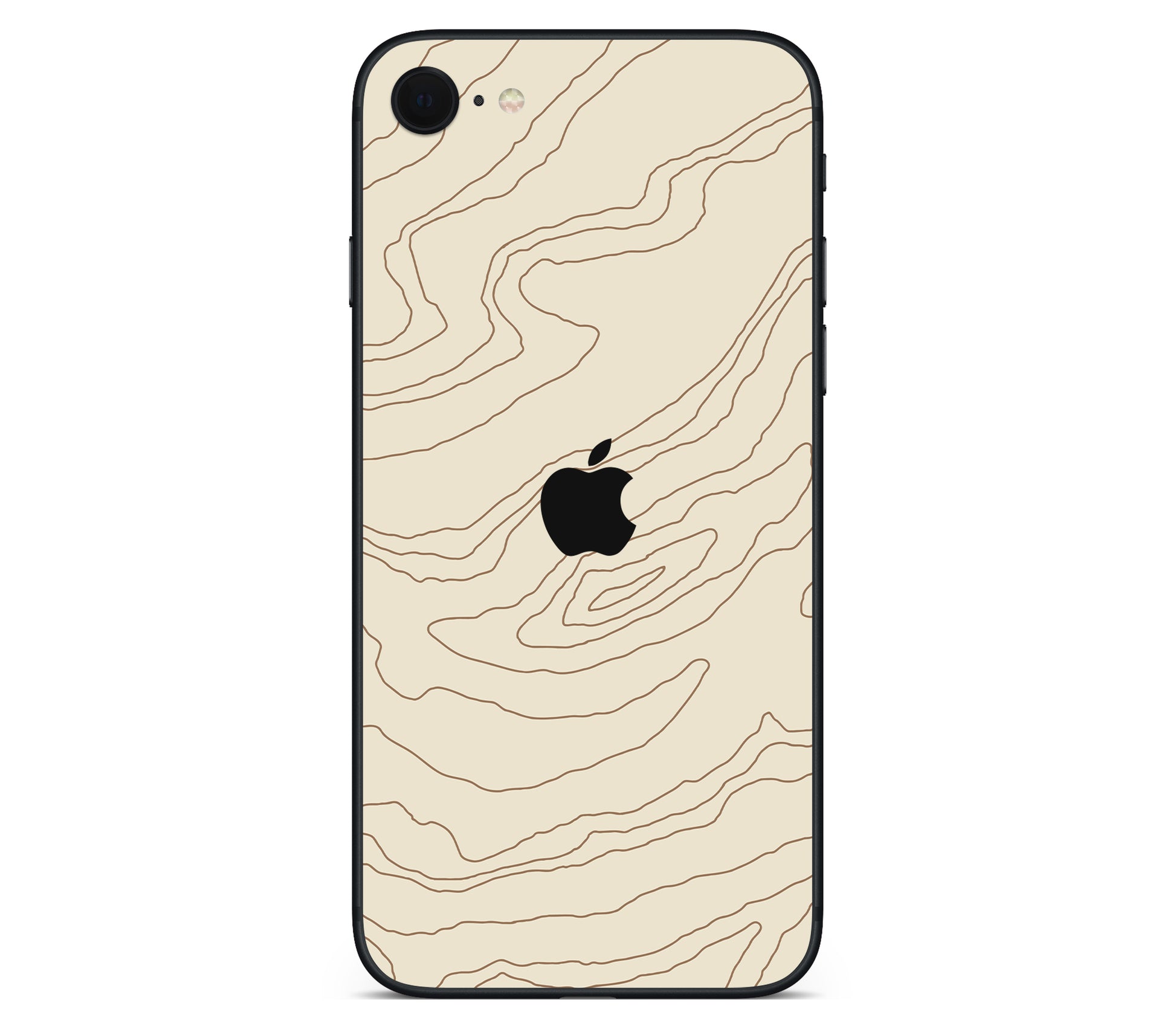 iPhone SE 2022 Gen3 skin, Dune, back skin with logo cutout