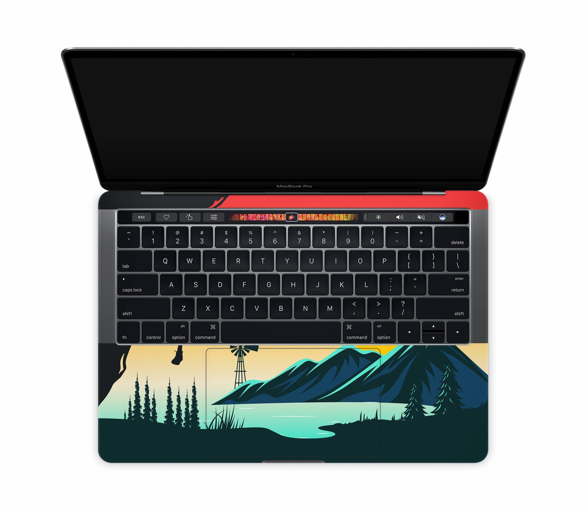 MacBook Pro 13" (2016-2019) Touch Bar skin, Skybound, inside skin
