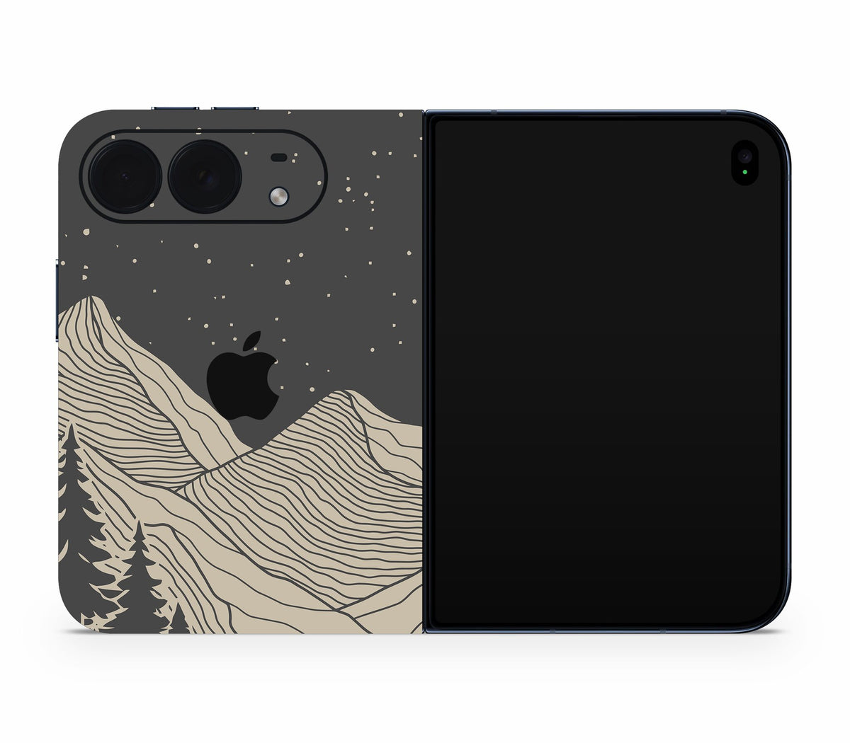 iPhone Duo skin, Nightline, full wrap with logo cutout