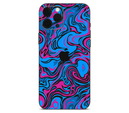 iPhone 12 Pro Max skin, Brain Drain, back skin with logo cutout