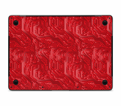 Macbook Pro 13" (2016-2019) Touch Bar skin, REDLINE, bottom skin