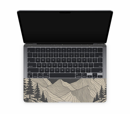 MacBook Air 13" (2025, M4) skin, Nightline, inside skin
