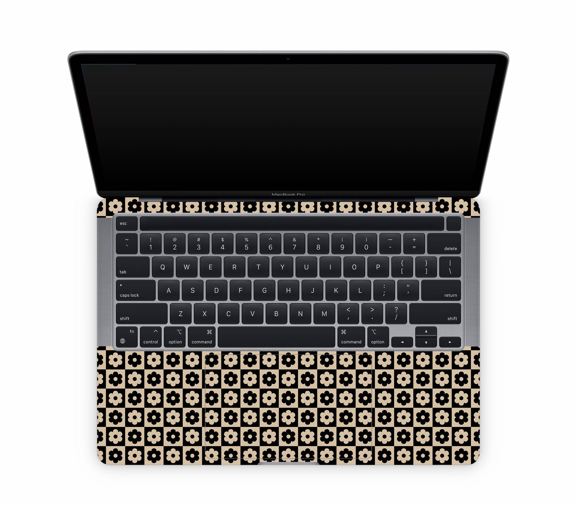 MacBook Pro 13" (2022, M2) skin, Floral Grid, inside skin