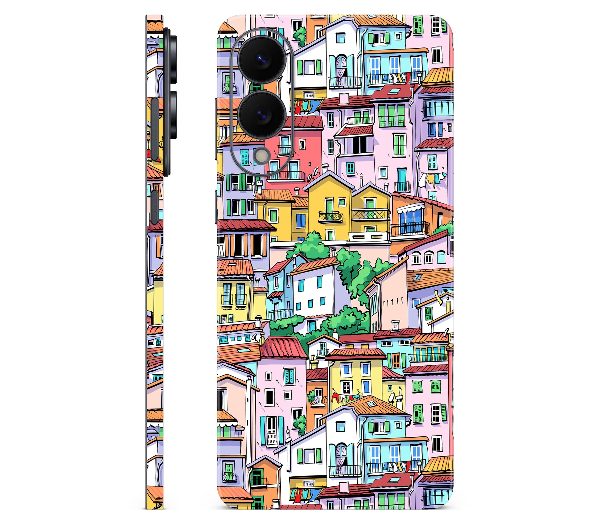 Galaxy S25 Edge skin, Menton Mosaic, full wrap skin