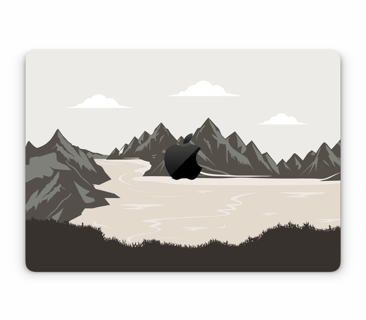 MacBook Air 13" (2020, Intel) skin, Dope Valley, top skin with logo cutout