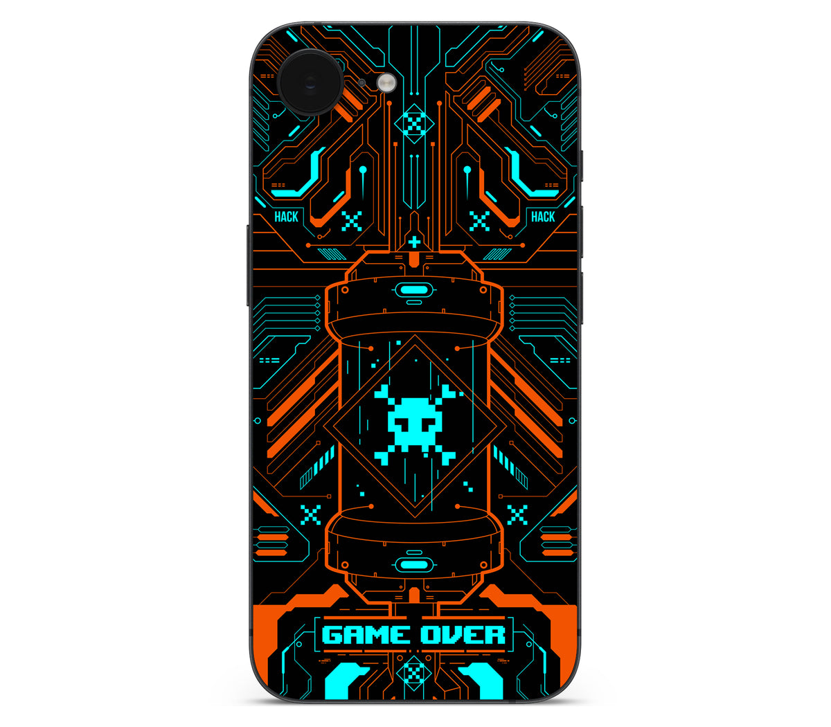 iPhone 16e skin, Fatal Error, back skin