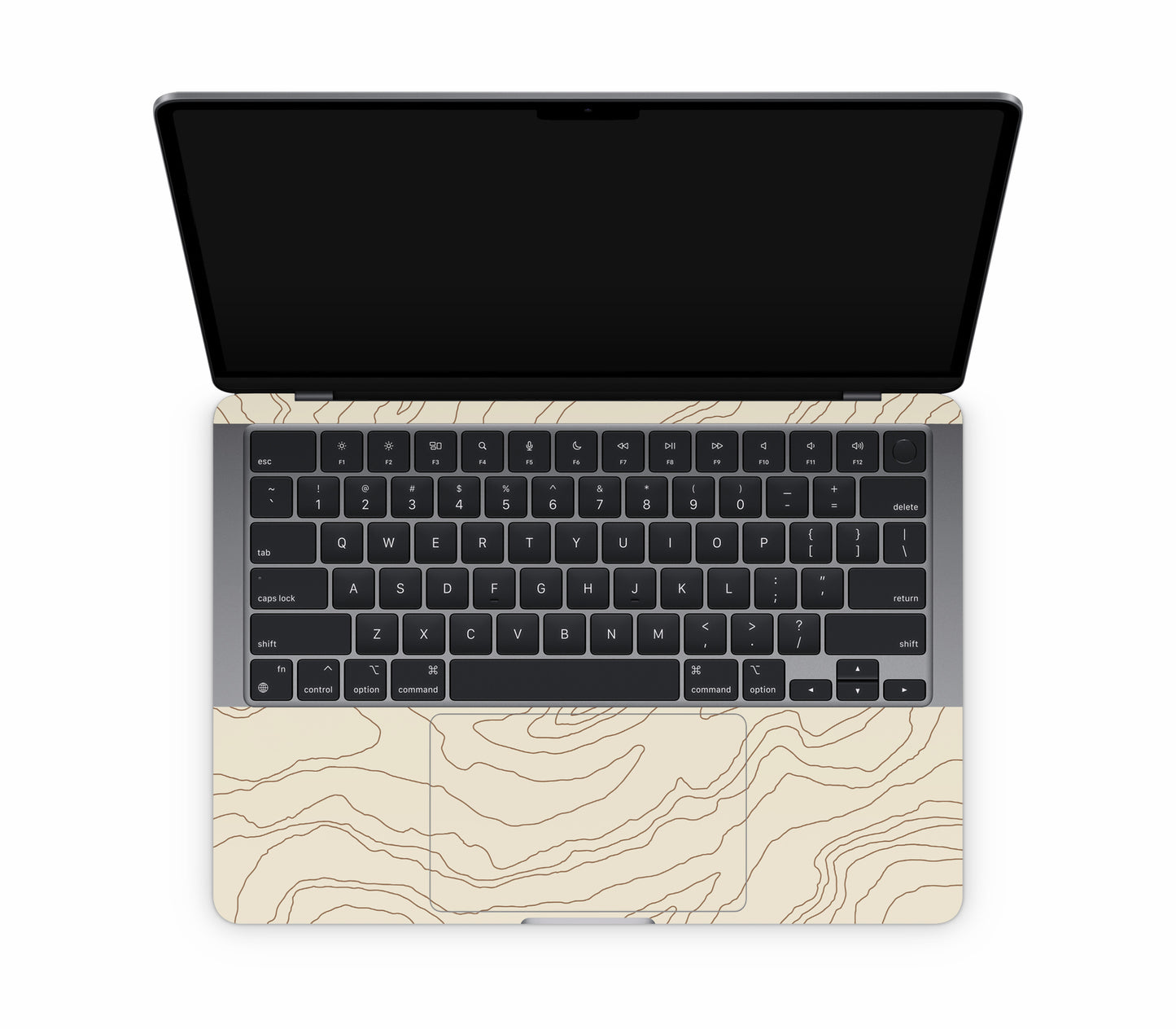 MacBook Air 13" (2026, M5) skin, Dune, inside skin