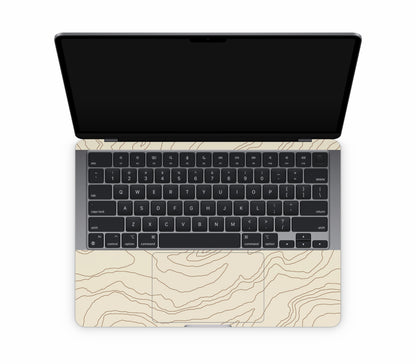 MacBook Air 13" (2026, M5) skin, Dune, inside skin
